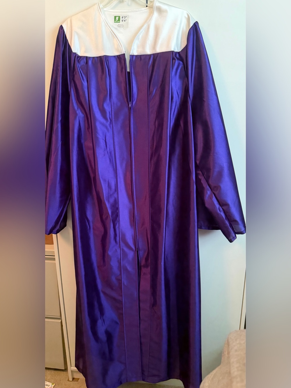 Adult tall Purple Graduation Gown - or Choir Robe for Halloween Costume!